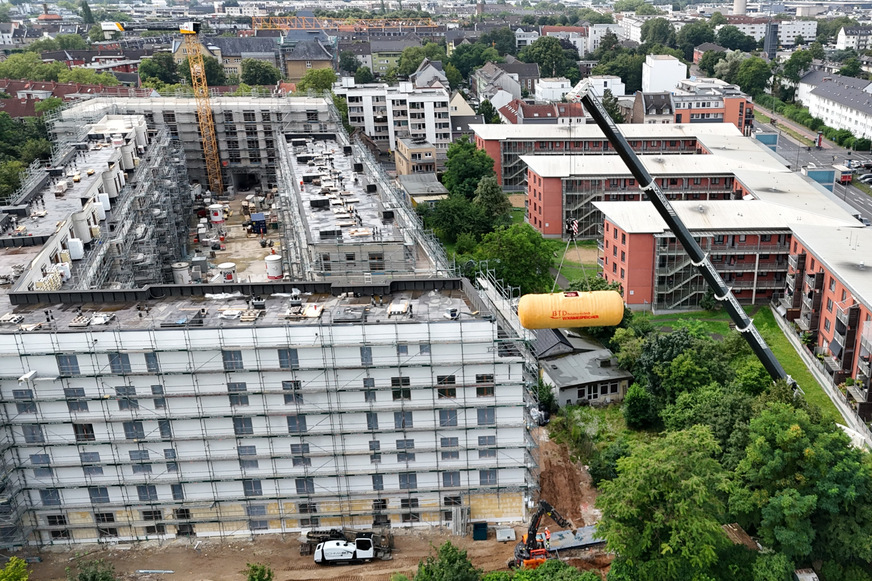 Das Quartier Lück in Köln-Ehrenfeld heizt mit Abwasserwärme über 200 Wohnungen