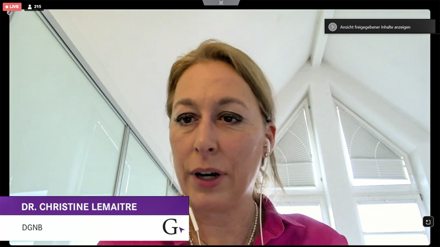 Christine Lemaitre machte am zweiten Tag den Aufschlag mit ihrer spannenden Keynote zur Relevanz der Gebäudehülle für das nachhaltige Bauen.