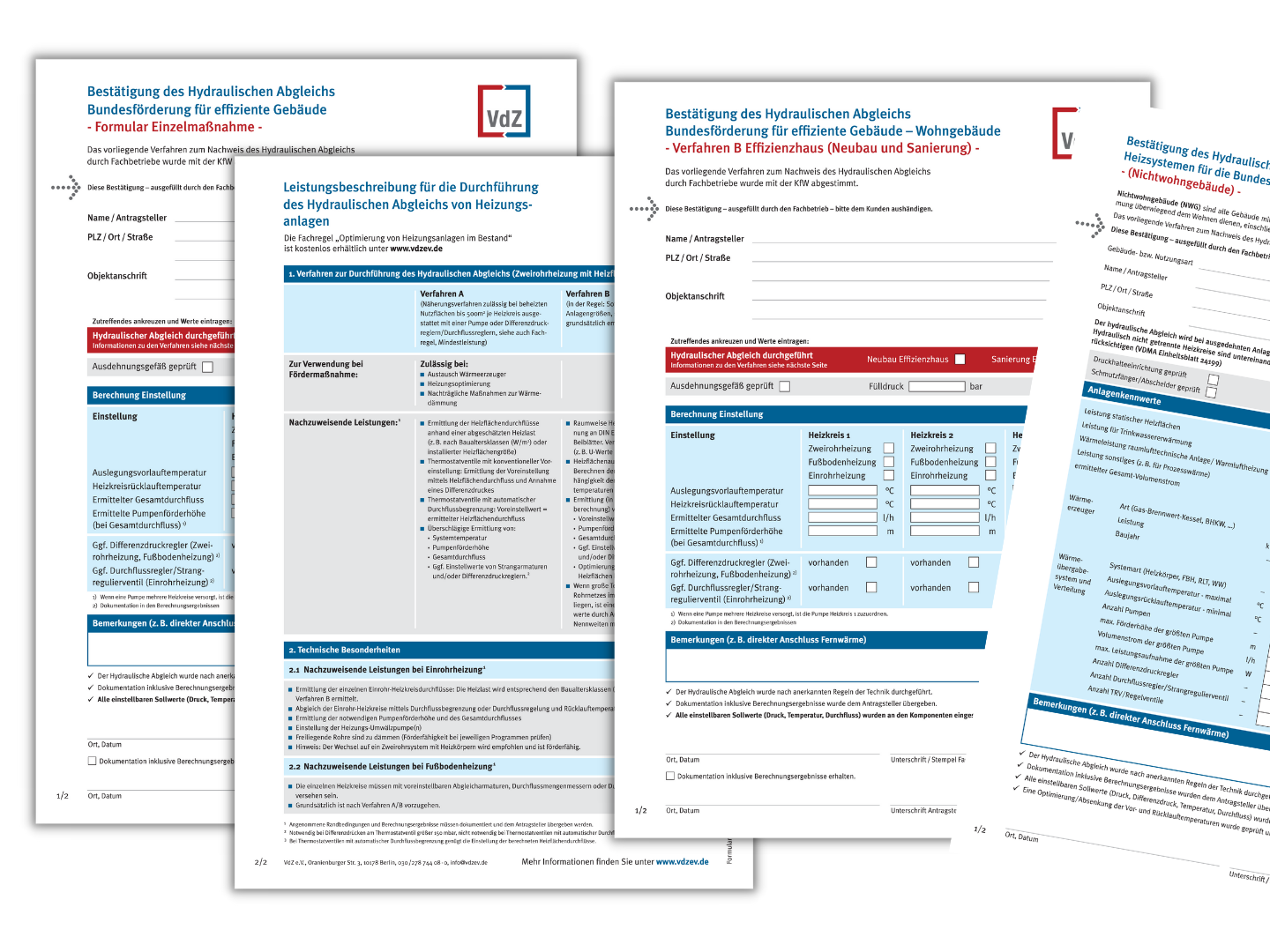 VdZ Passt Formulare Für Hydraulischen Abgleich An Bundesförderung An