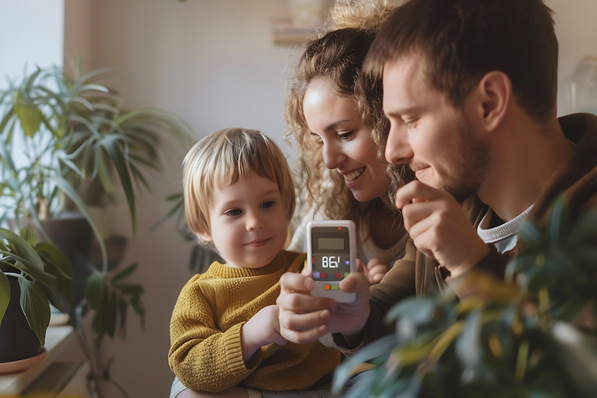 © The Little Hut - stock.adobe.com Laut einer Techem-Umfrage interessieren sich insbesondere junge Familien für Smarthome-Anwendungen.