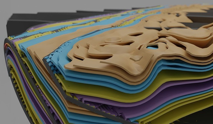 © Fraunhofer IEG / Wellmann Aus den Daten erstellt Fraunhofer IEG Modell des Untergrundes, die Kommunen und Industrie für die Suche nach Wärmequellen nutzen können.