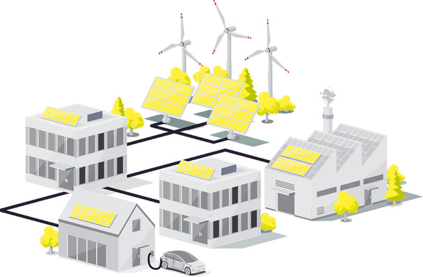 © Bild: Greenventory Auf Basis der Datenanalyse von Greenventory lassen sich Energiekonzepte erstellen – vom Einzelgebäude bis zur gesamten Gemeinde oder Stadt.