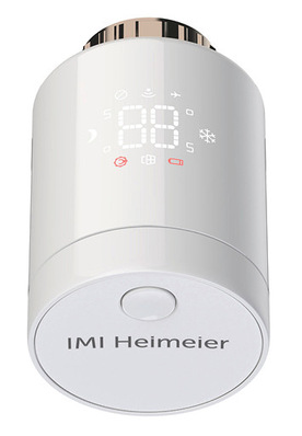 © Bild: IMI Der Thermostatkopf ist App-kompatibel und ermöglicht eine Temperaturregelung mit Fernzugriff.